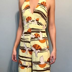 Anthropologie Farm Rio Colorful fashion jumpsuit